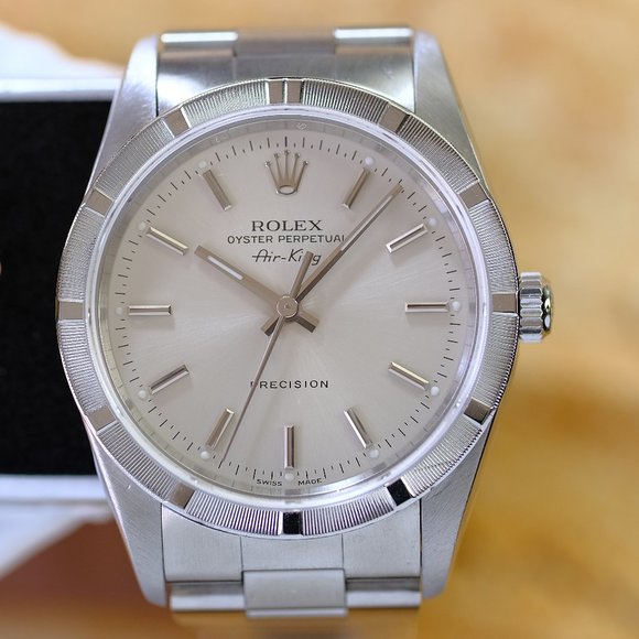 Rolex Airking SS Silver Dial 34mm Watch - Picture 2 of 8